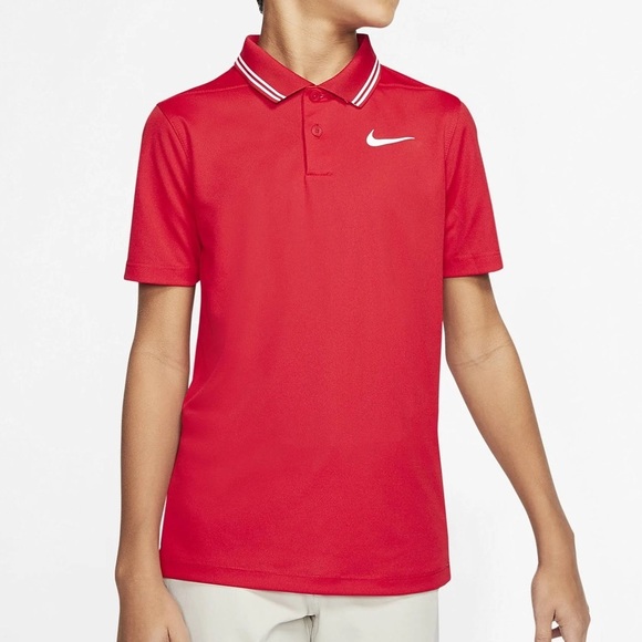 🌼 5/$25 NWT Nike boys golf polo short sleeve t-shirt size XL - Picture 1 of 11